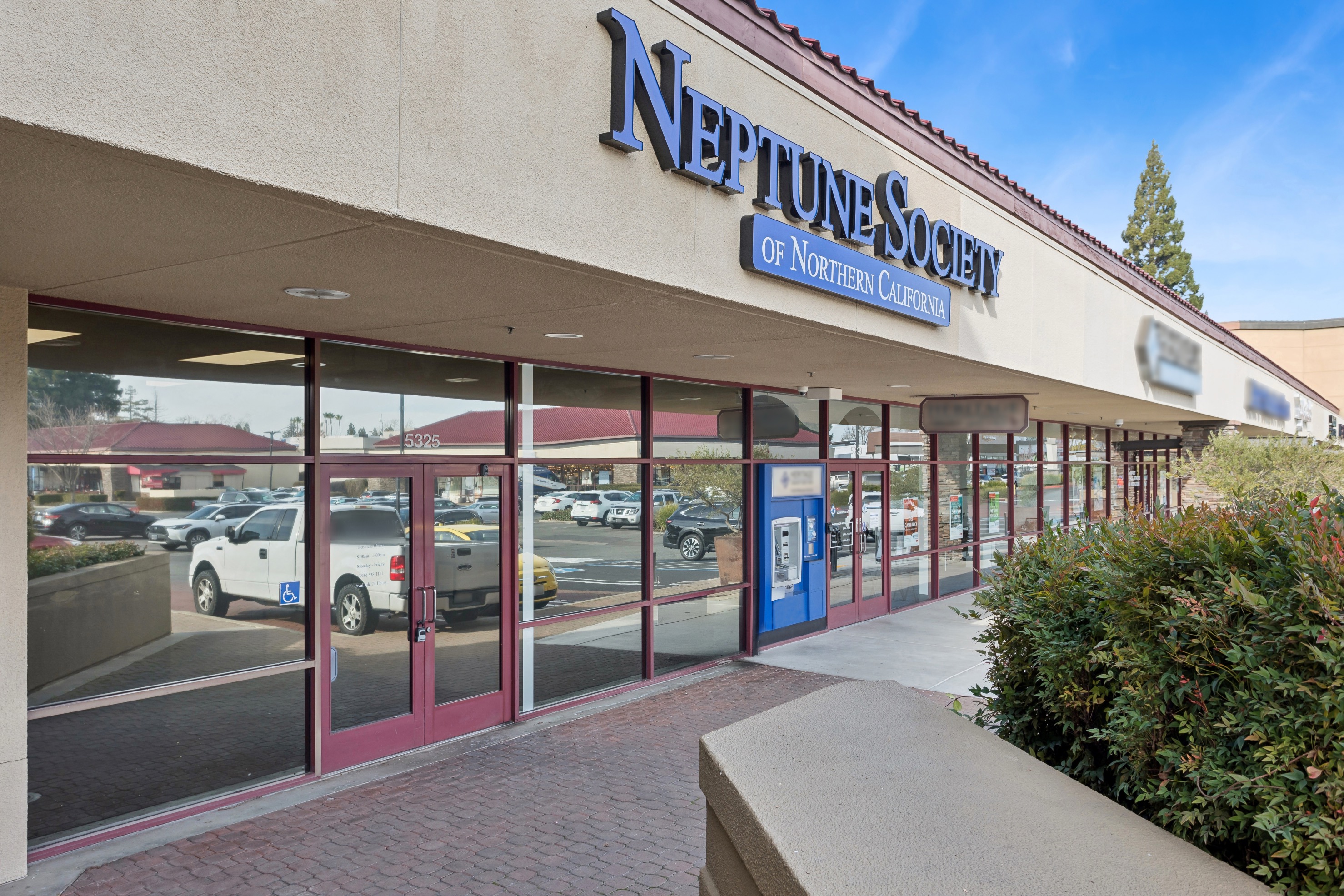 Neptune Society of Sacramento, building entrance